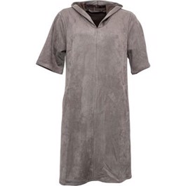 Costa Mani Suede Dress Silver grey